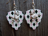 Poodle Charm Guitar Pick Earrings - Pick Your Color