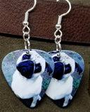 Pug Guitar Pick Earrings
