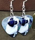 Pug Guitar Pick Earrings