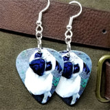 Pug Guitar Pick Earrings