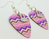 CLEARANCE Bunny Head Charm Guitar Pick Earrings - Pick Your Color
