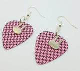 CLEARANCE Bunny Head Charm Guitar Pick Earrings - Pick Your Color