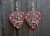 CLEARANCE Reindeer Charm Guitar Pick Earrings - Pick Your Color