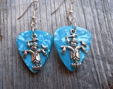CLEARANCE Scarecrow Charm Guitar Pick Earrings - Pick Your Color
