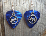 Scottie Dog Charm Guitar Pick Earrings - Pick Your Color