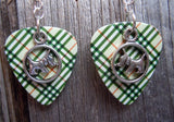 Scottie Dog Charm Guitar Pick Earrings - Pick Your Color