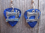 CLEARANCE Singer Sewing Machine Charm Guitar Pick Earrings - Pick Your Color