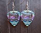 CLEARANCE Singer Sewing Machine Charm Guitar Pick Earrings - Pick Your Color