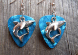 CLEARANCE Shark Charm Guitar Pick Earrings - Pick Your Color