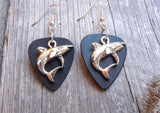 CLEARANCE Shark Charm Guitar Pick Earrings - Pick Your Color