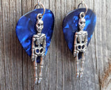 CLEARANCE Skeleton Guitar Pick Earrings - Pick Your Color