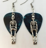 CLEARANCE Skeleton Guitar Pick Earrings - Pick Your Color