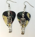 CLEARANCE Skeleton Guitar Pick Earrings - Pick Your Color