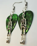 CLEARANCE Skeleton Guitar Pick Earrings - Pick Your Color