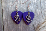 CLEARANCE Dancing Skeleton Guitar Pick Earrings - Pick Your Color