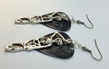 CLEARANCE Hanging Skeleton Guitar Pick Earrings - Pick Your Color