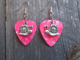 CLEARANCE Snail Charm Guitar Pick Earrings - Pick Your Color