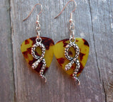 CLEARANCE Snake Charm Guitar Pick Earrings - Pick Your Color