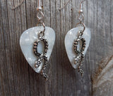 CLEARANCE Snake Charm Guitar Pick Earrings - Pick Your Color