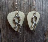 CLEARANCE Snake Charm Guitar Pick Earrings - Pick Your Color