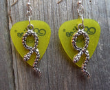 CLEARANCE Snake Charm Guitar Pick Earrings - Pick Your Color