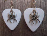 CLEARANCE Spider Charm Guitar Pick Earrings - Pick Your Color