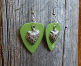 CLEARANCE Strawberry Charm Guitar Pick Earrings - Pick Your Color
