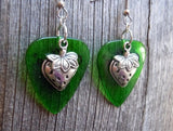 CLEARANCE Strawberry Charm Guitar Pick Earrings - Pick Your Color