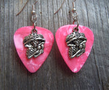 CLEARANCE Sugar Skull Playing the Maracas Guitar Pick Earrings - Pick Your Color