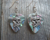 CLEARANCE Sugar Skull Playing the Maracas Guitar Pick Earrings - Pick Your Color