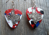 CLEARANCE State of Texas Charm Guitar Pick Earrings - Pick Your Color