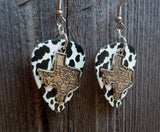 State of Texas Charm Guitar Pick Earrings - Pick Your Color