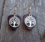 CLEARANCE Tree of Life Charm Guitar Pick Earrings - Pick Your Color