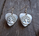 CLEARANCE Tree of Life Charm Guitar Pick Earrings - Pick Your Color