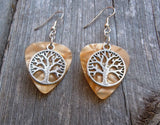 CLEARANCE Tree of Life Charm Guitar Pick Earrings - Pick Your Color