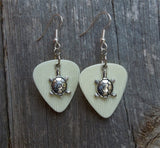CLEARANCE Tiny Turtle Charm Guitar Pick Earrings - Pick Your Color