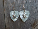 CLEARANCE Tiny Turtle Charm Guitar Pick Earrings - Pick Your Color