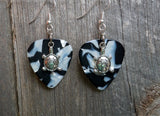 CLEARANCE Tiny Turtle Charm Guitar Pick Earrings - Pick Your Color