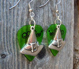 CLEARANCE Witch Hat Guitar Pick Earrings - Pick Your Color