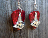 CLEARANCE Witch Hat Guitar Pick Earrings - Pick Your Color
