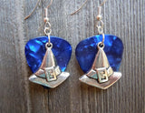 CLEARANCE Witch Hat Guitar Pick Earrings - Pick Your Color