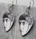 The Beatles George Harrison Guitar Pick Earrings