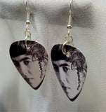 The Beatles George Harrison Guitar Pick Earrings