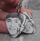 The Beatles John Lennon Guitar Pick Earrings