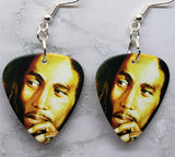 Bob Marley Guitar Pick Earrings
