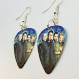 Breaking Benjamin Group Photo Guitar Pick Earrings