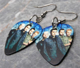 Breaking Benjamin Group Photo Guitar Pick Earrings