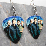 Breaking Benjamin Group Photo Guitar Pick Earrings