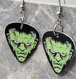 Classic Movie Monsters Frankenstein's Monster Guitar Pick Earrings
