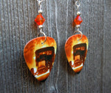 Godsmack 1000hp Guitar Pick Earrings with Fire Opal Swarovski Crystals